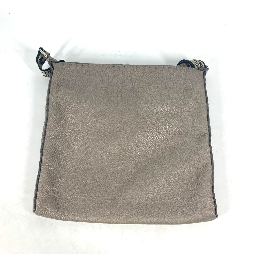 Fendi Shoulder Bag Type Celeria Women Leather Beige