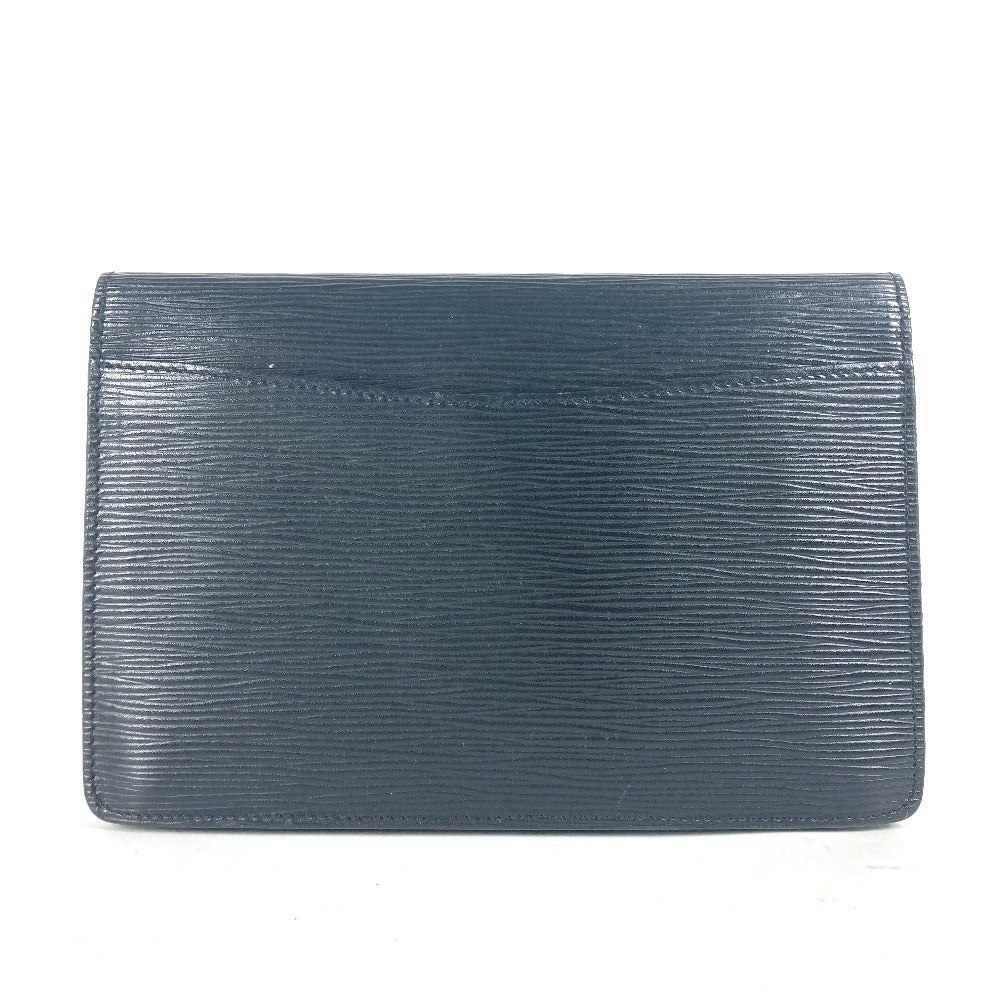 Louis Vuitton M52662 Epi Montaigne 23 Leather Black Clutch Bag
