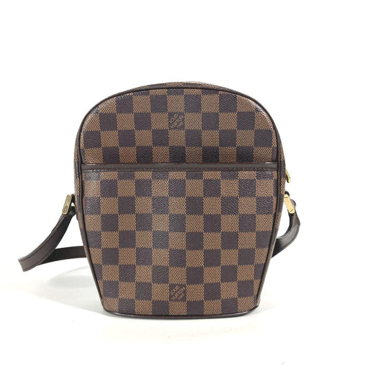 Louis Vuitton N51294 Damier Ipanema PM Canvas Brown Shoulder Bag