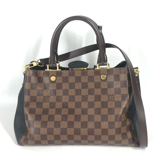 Louis Vuitton N41673 Damier Brittany Canvas Brown Tote Bag