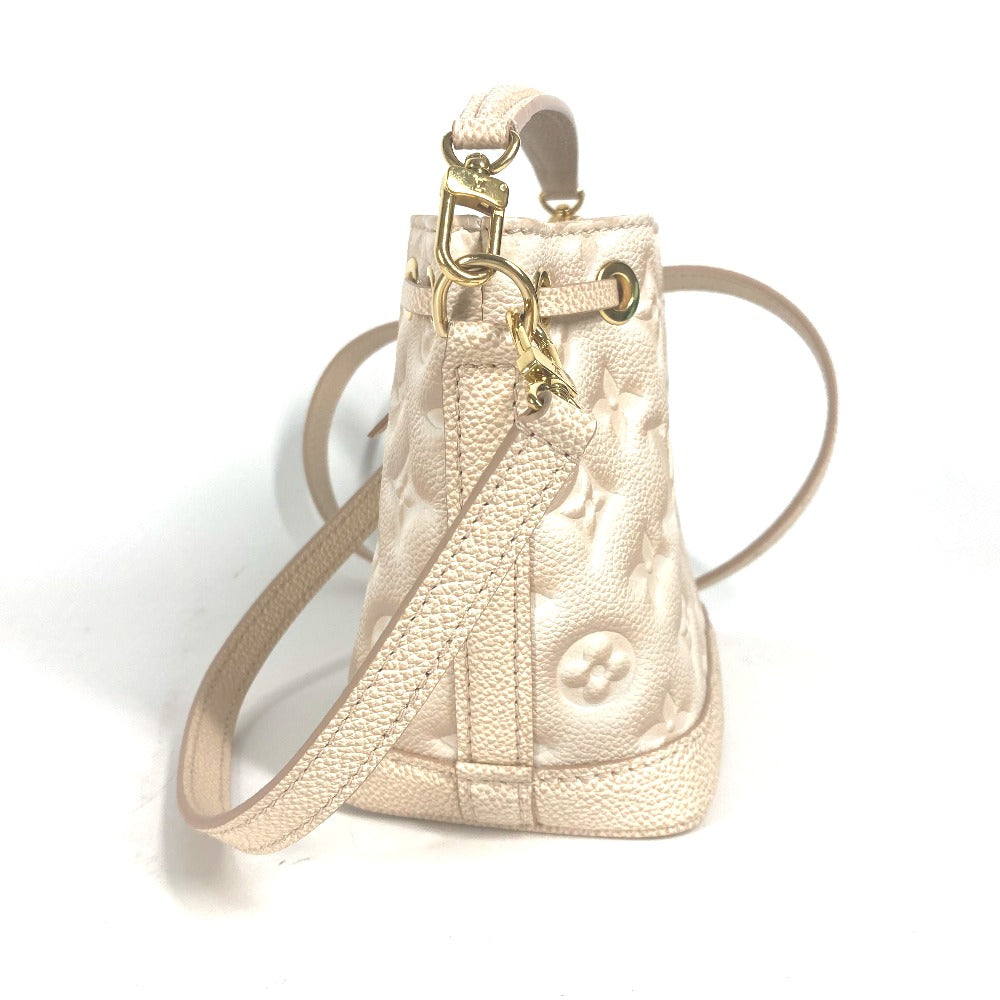 Louis Vuitton M81463 Ann Platt Ann Platt Monogram Leather Beige Shoulder Bag