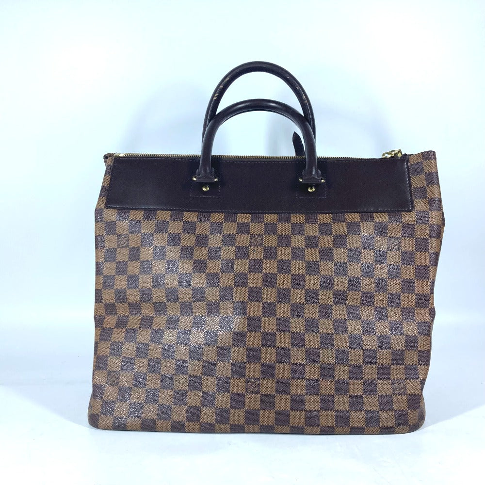 Louis Vuitton N41165 Damier Greenwich PM Canvas Brown Handbag