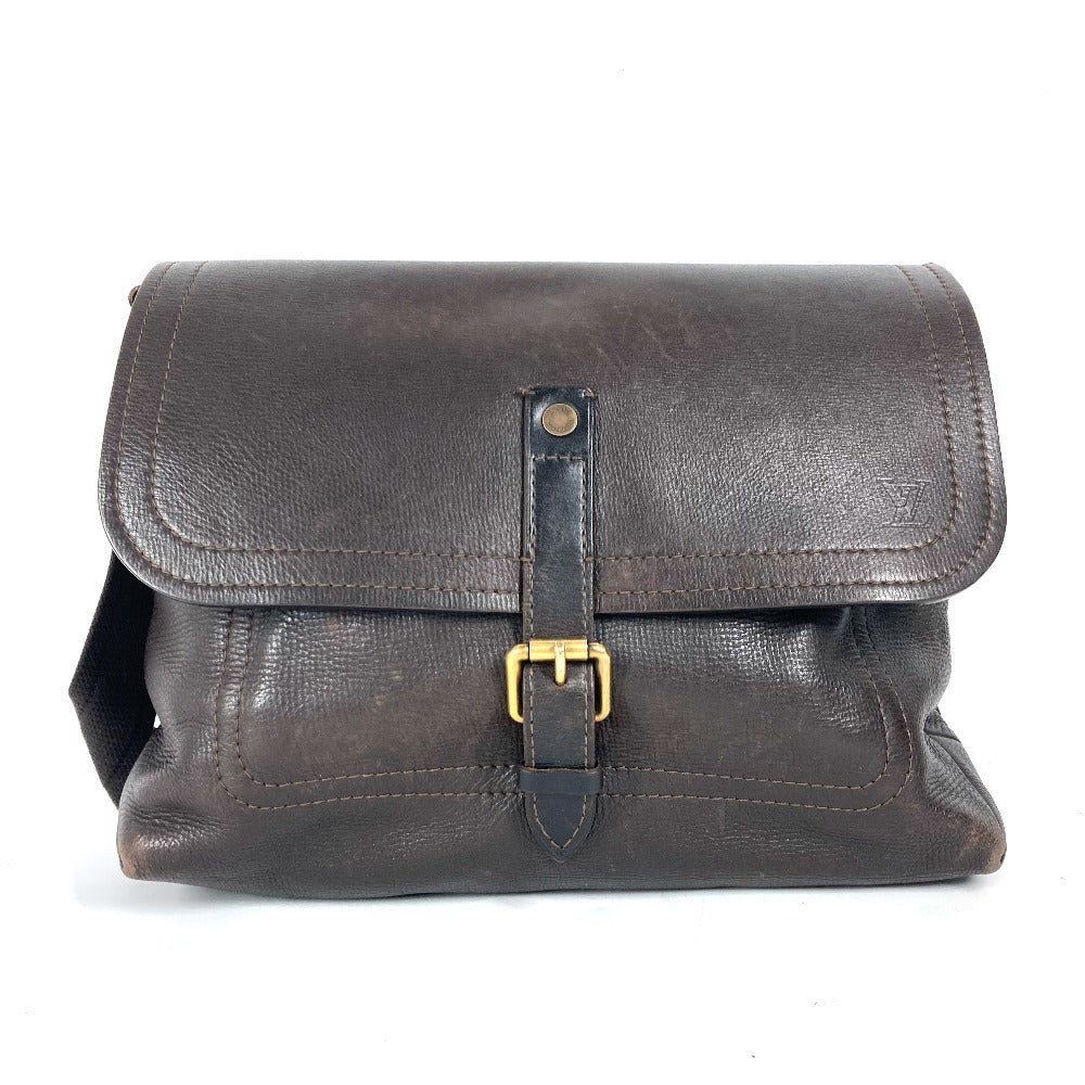 Louis Vuitton M92994 Utah Ohama Leather Brown Shoulder Bag