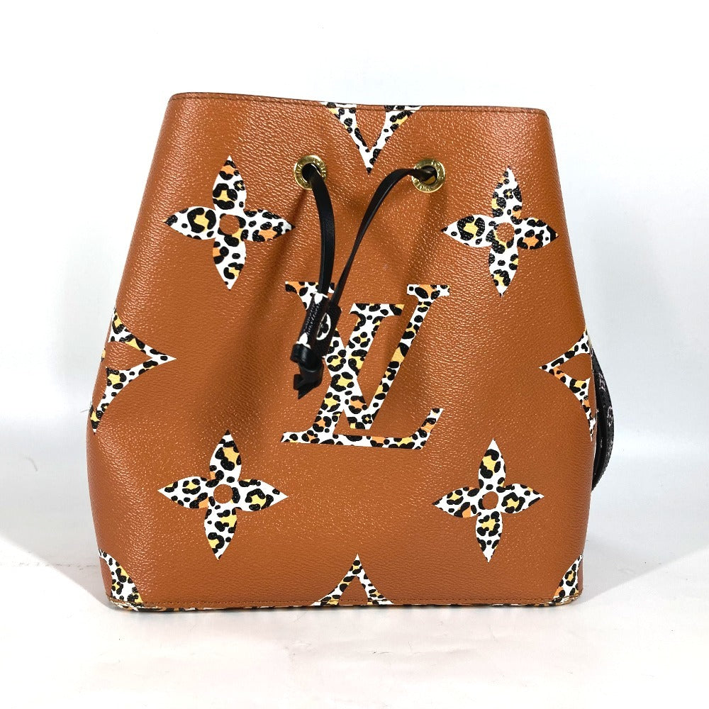 Louis Vuitton M44679 jungle Neonoe Monogram Canvas Brown Shoulder Bag