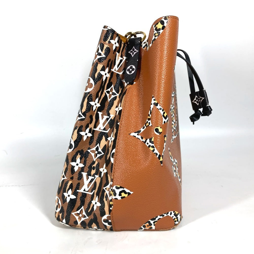 Louis Vuitton M44679 jungle Neonoe Monogram Canvas Brown Shoulder Bag