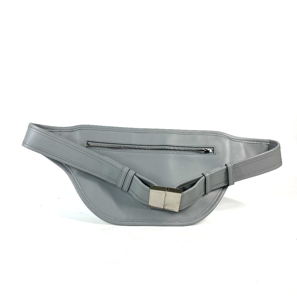 Burberry Sling Bag Leather Gray Logo Crossbody Bag