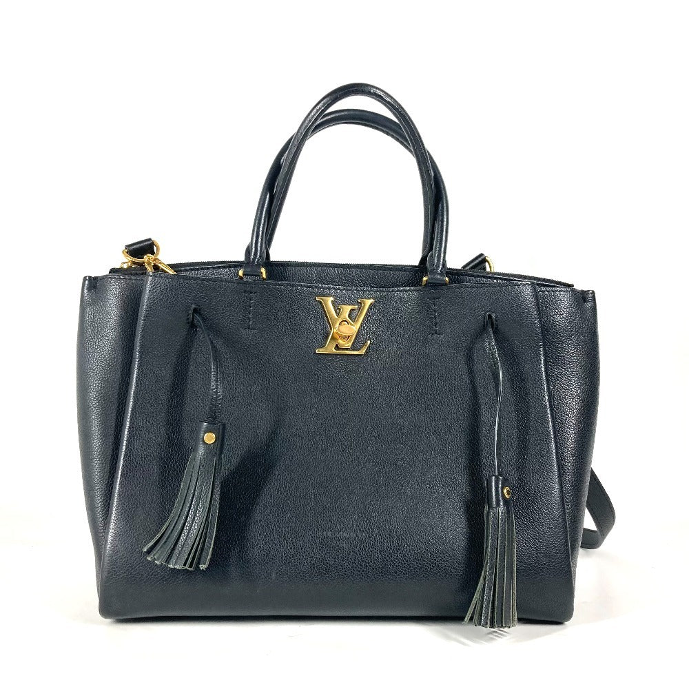 Louis Vuitton M54569 tassel Rock meat Leather Black Shoulder Bag