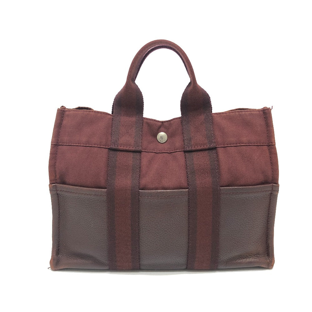 Wine Type Half Fool Toepm Women Leather Canvas Travel Bag