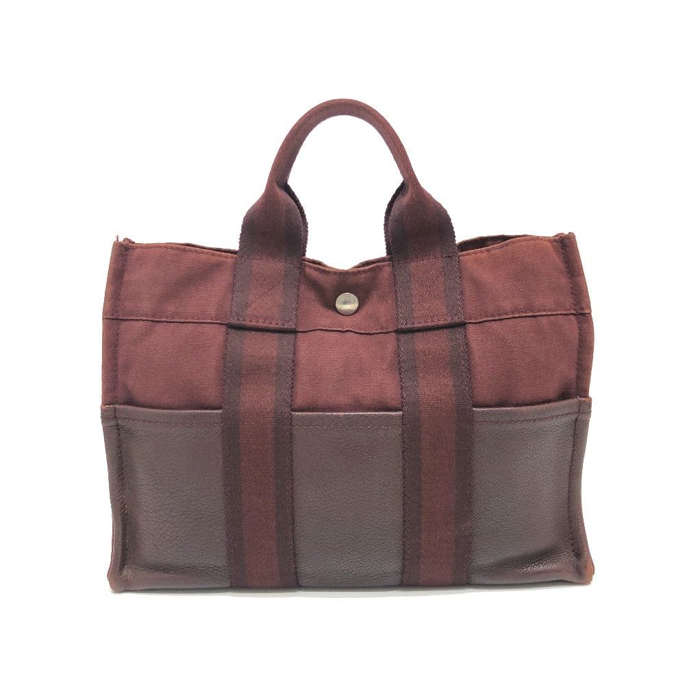 Wine Type Half Fool Toepm Women Leather Canvas Travel Bag