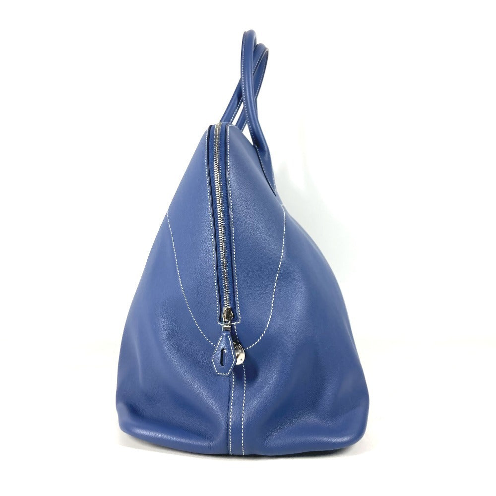 Calf Shoulder Bag Shoulder Bag Bolide Relax Leather Blue