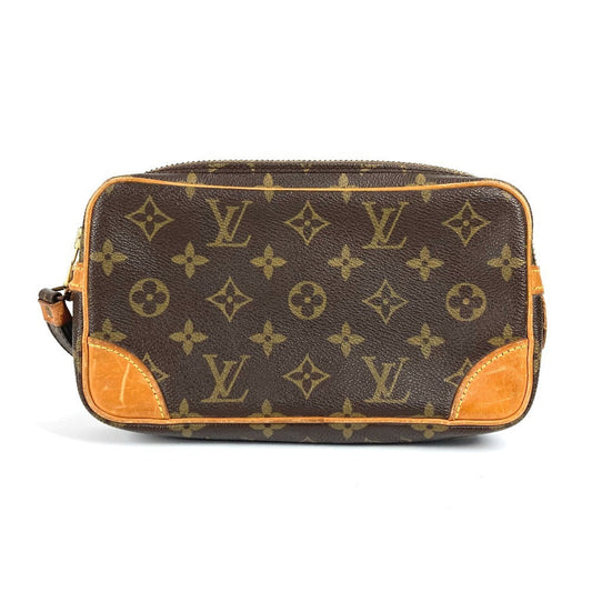 Louis Vuitton business M51827 Marly Dragonne PM Monogram Canvas Brown Handbag
