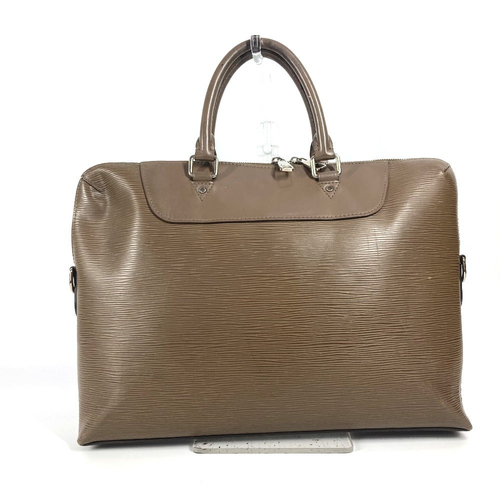 Louis Vuitton Business M50166 Epi Porto Leather Brown Handbag