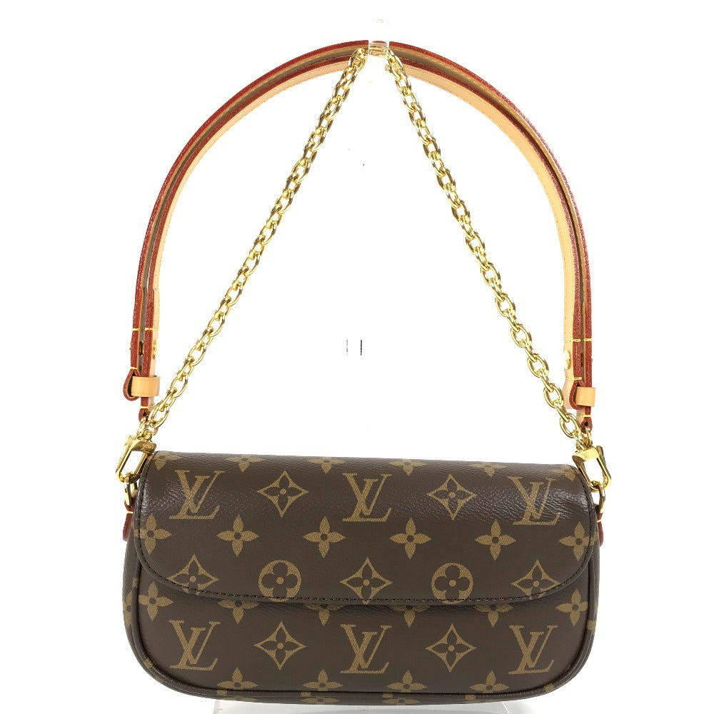 Louis Vuitton M81911 on Ivy Monogram Canvas Brown Chain Wallet Case