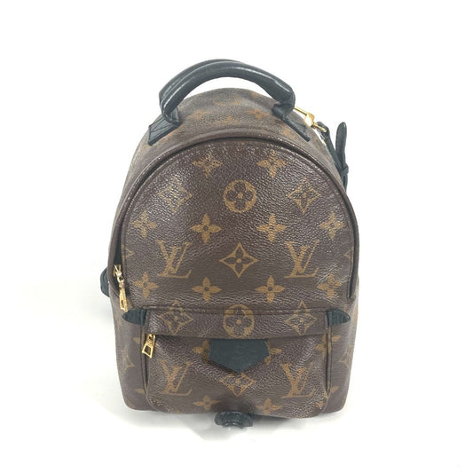 Louis Vuitton Backpack M44873 Palm Springs Monogram Canvas Brown Mini Jewelry L 10