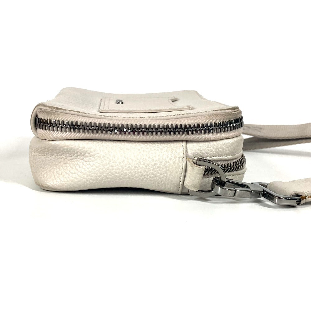 Dior Shoulder Bag Ivorytype Leather Logo