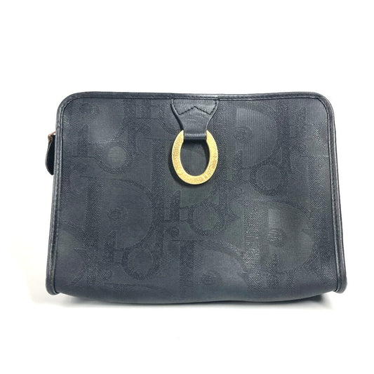Dior Business Bag Pvc Navy Leather Logo Travel Bag