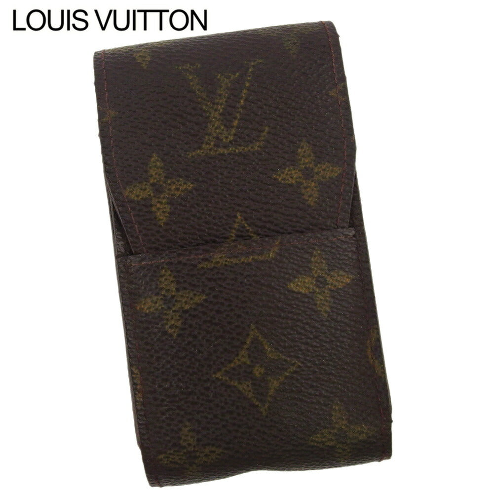 Louis Vuitton Cigarette M63024 Etui cigarette Brown Beige Handbag L3338