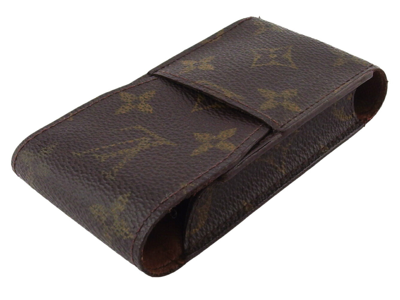 Louis Vuitton Cigarette M63024 Etui cigarette Brown Beige Handbag L3338