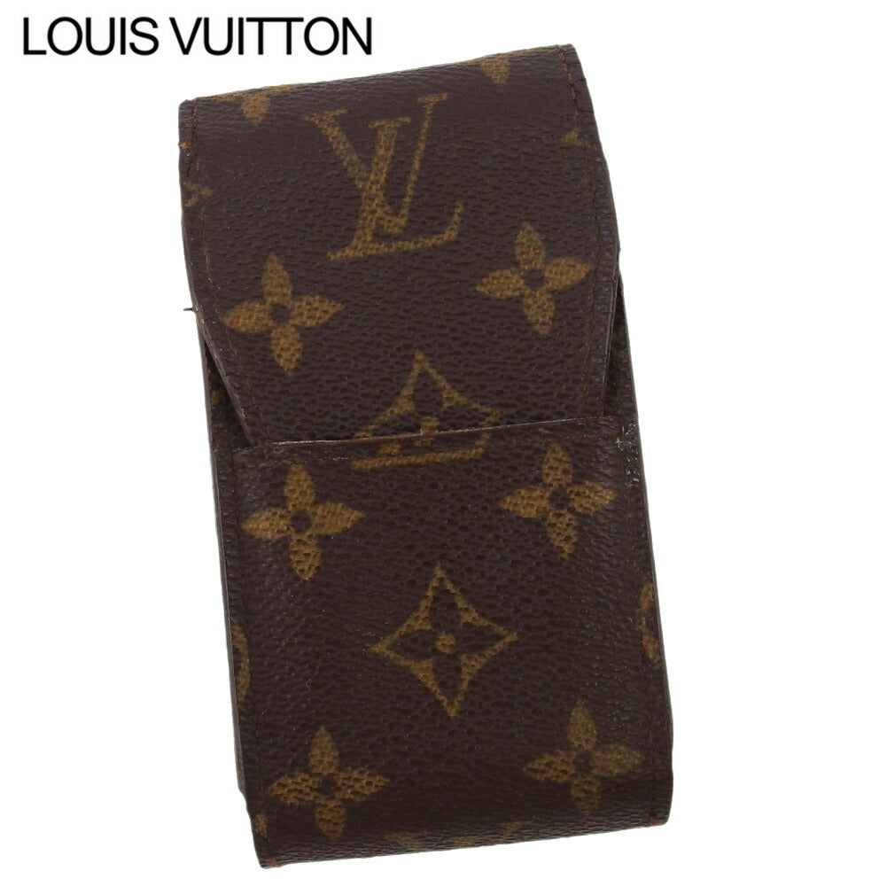 Louis Vuitton Cigarette M63024 Etui cigarette Brown Beige Handbag L3344