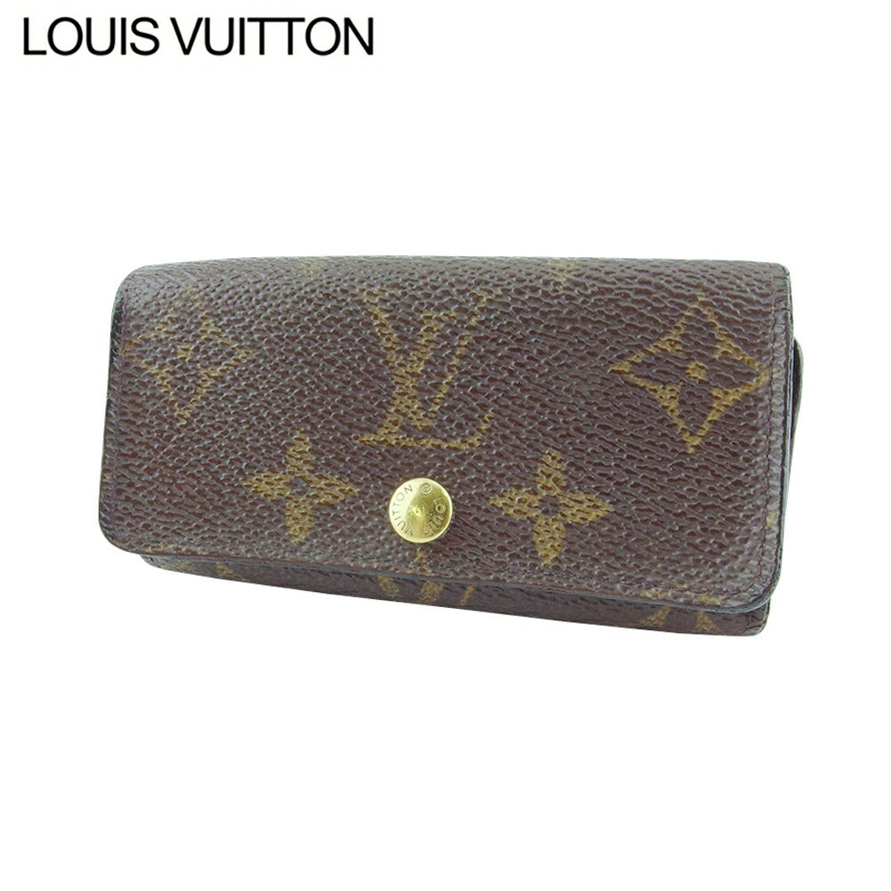 Louis Vuitton Key holder M62631 Multicles4 Brown Beige Gold Key Chain L3807