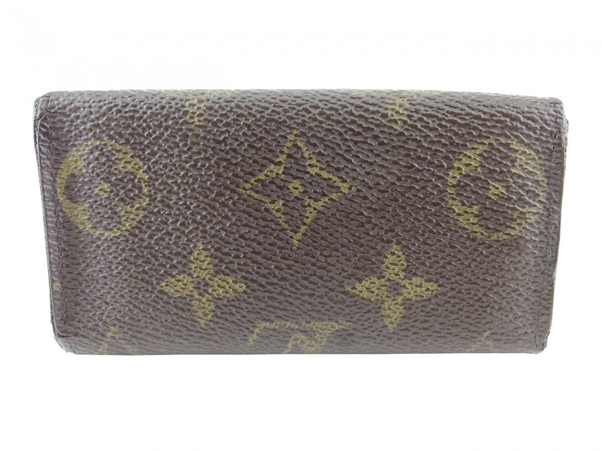 Louis Vuitton Key holder M62631 Multicles4 Brown Beige Gold Key Chain L3807