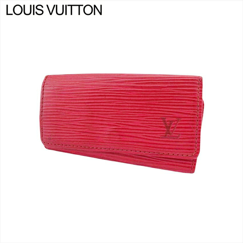 Louis Vuitton Key holder M63827 x Red Gold Key Chain