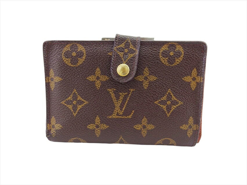 Louis Vuitton Bifold M61663 Portonevie Vienova Brown Wallet Case L4076