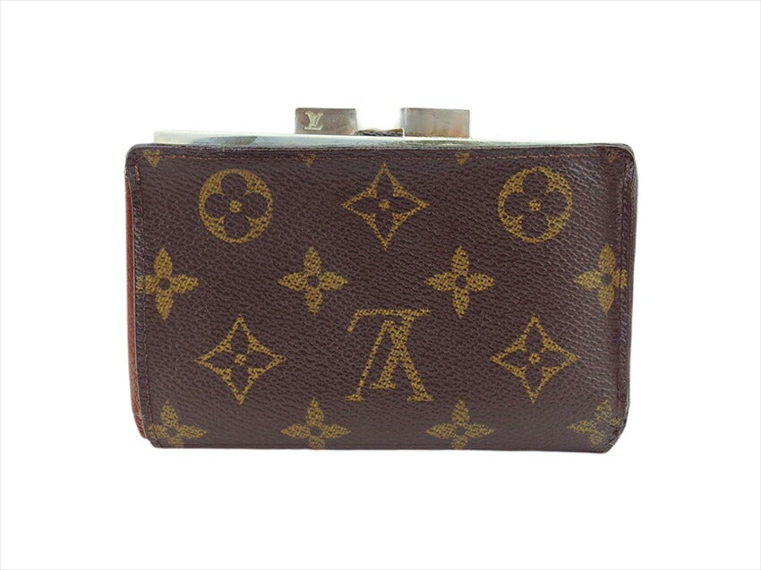 Louis Vuitton Bifold M61663 Portonevie Vienova Brown Wallet Case L4076