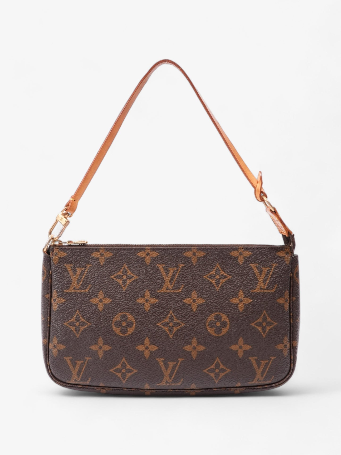 Louis Vuitton Pochette Accessoires Coated Shoulder Bag Canvas Monogram