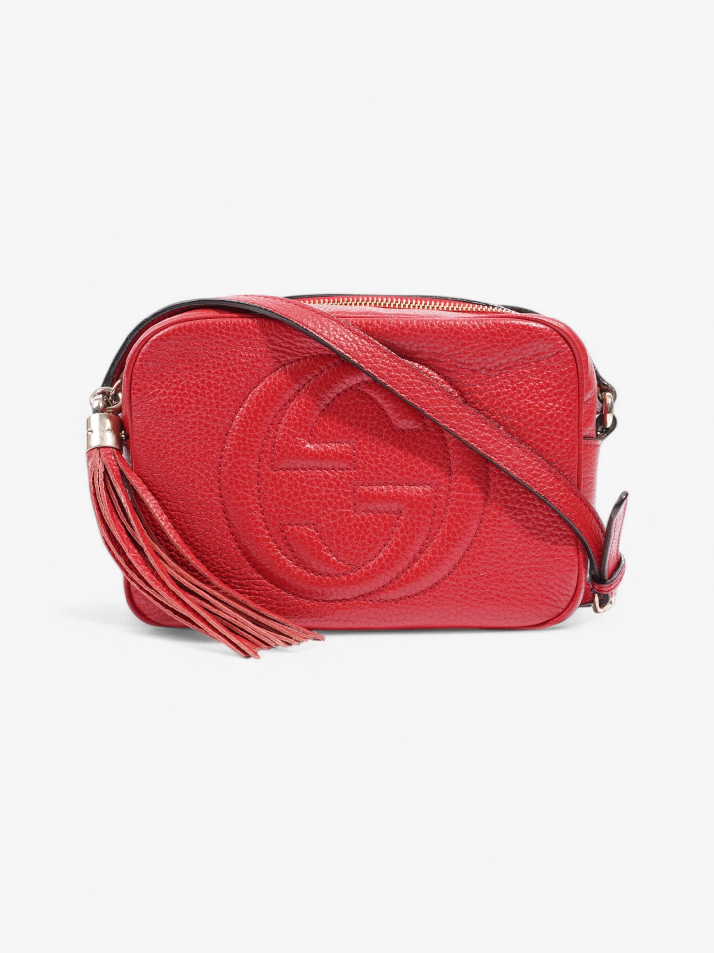 Gucci Soho Disco Bag Leather Red Shoulder Bag