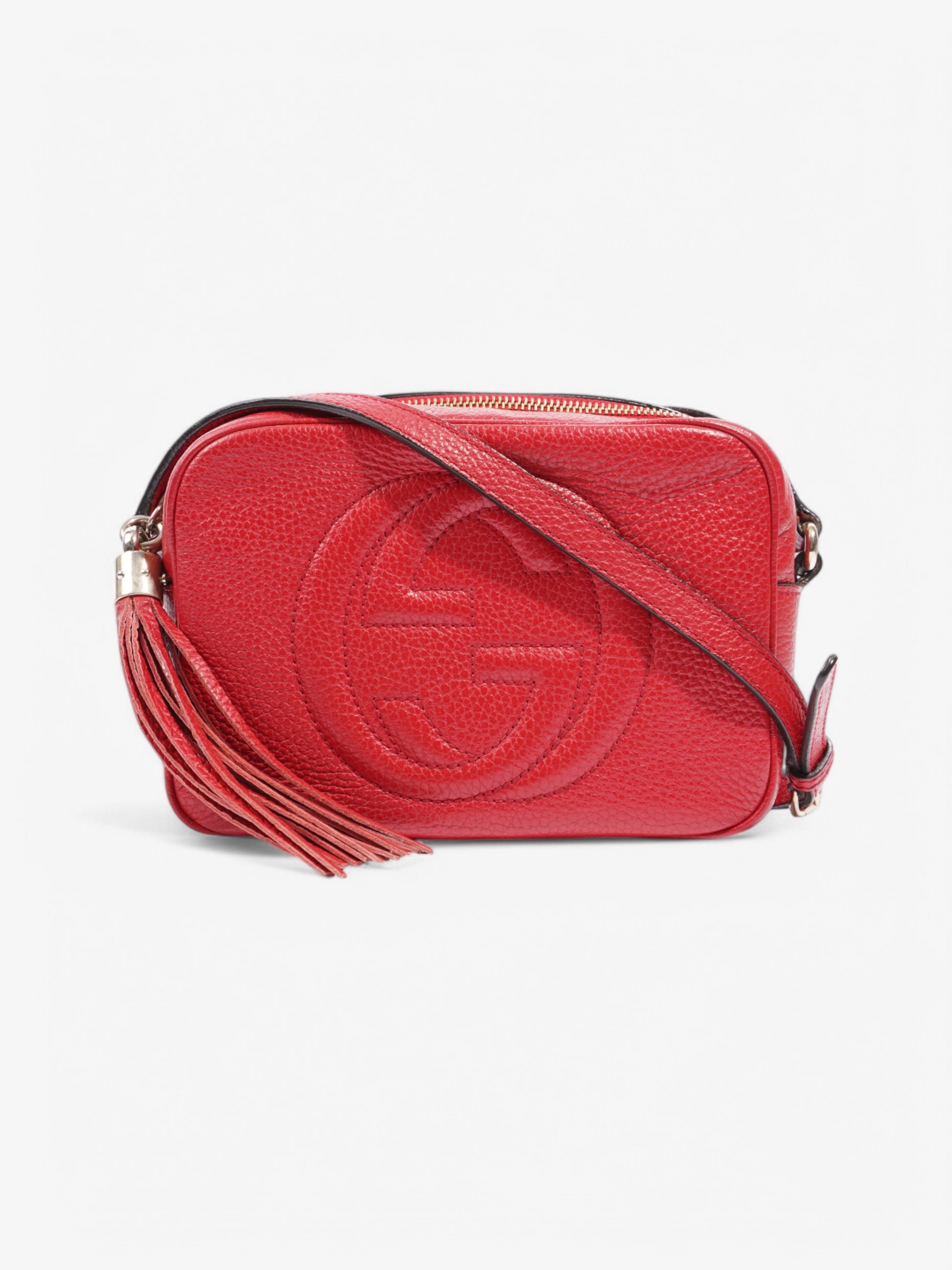 Gucci Soho Disco Bag Leather Red Shoulder Bag