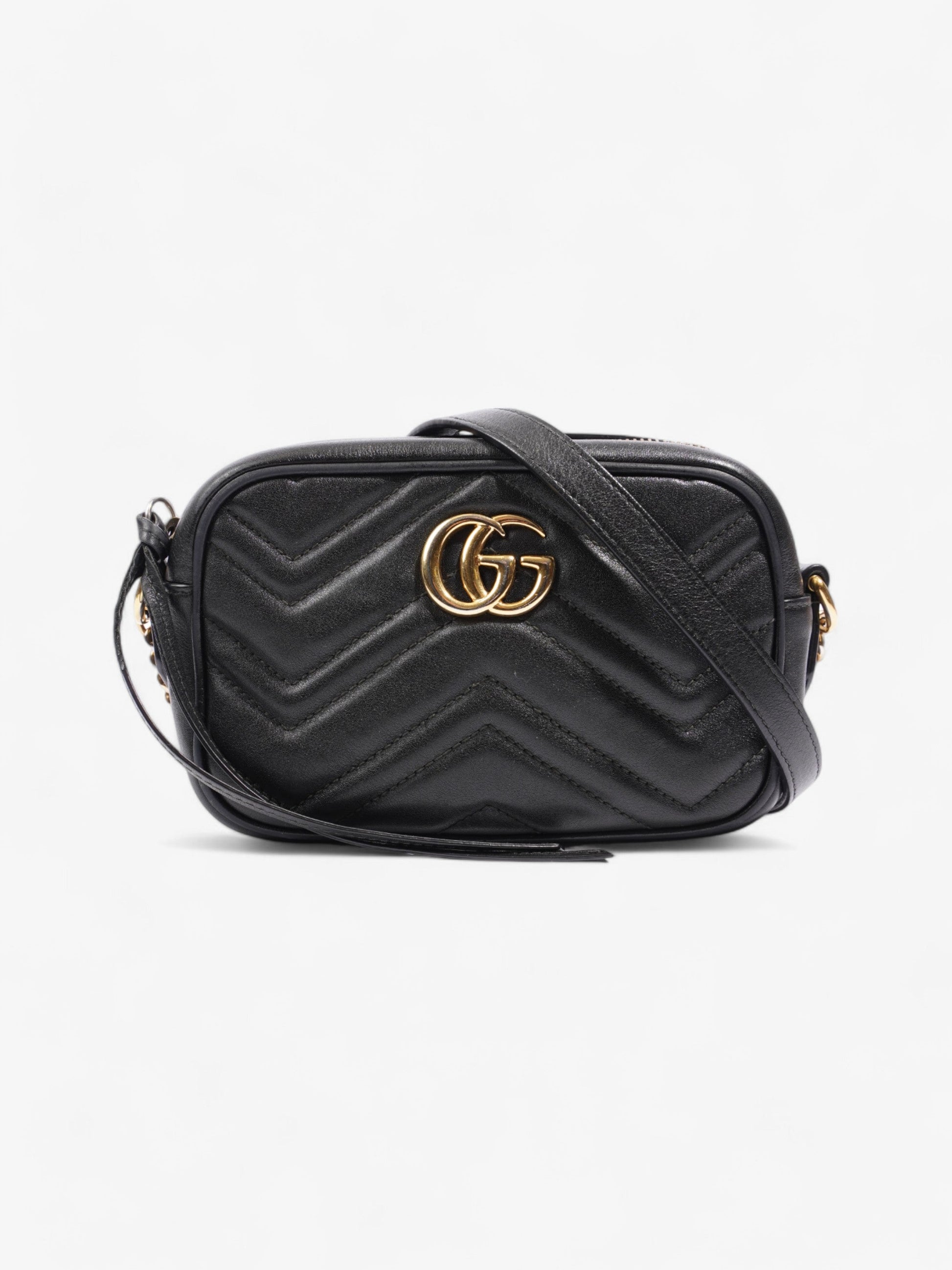 Gucci Marmont Mini Crossbody Bag Leather Matelasse 13