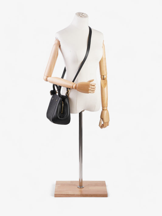 Louis Vuitton Montaigne Bb Empreinte Handbag Leather Black Travel Bag