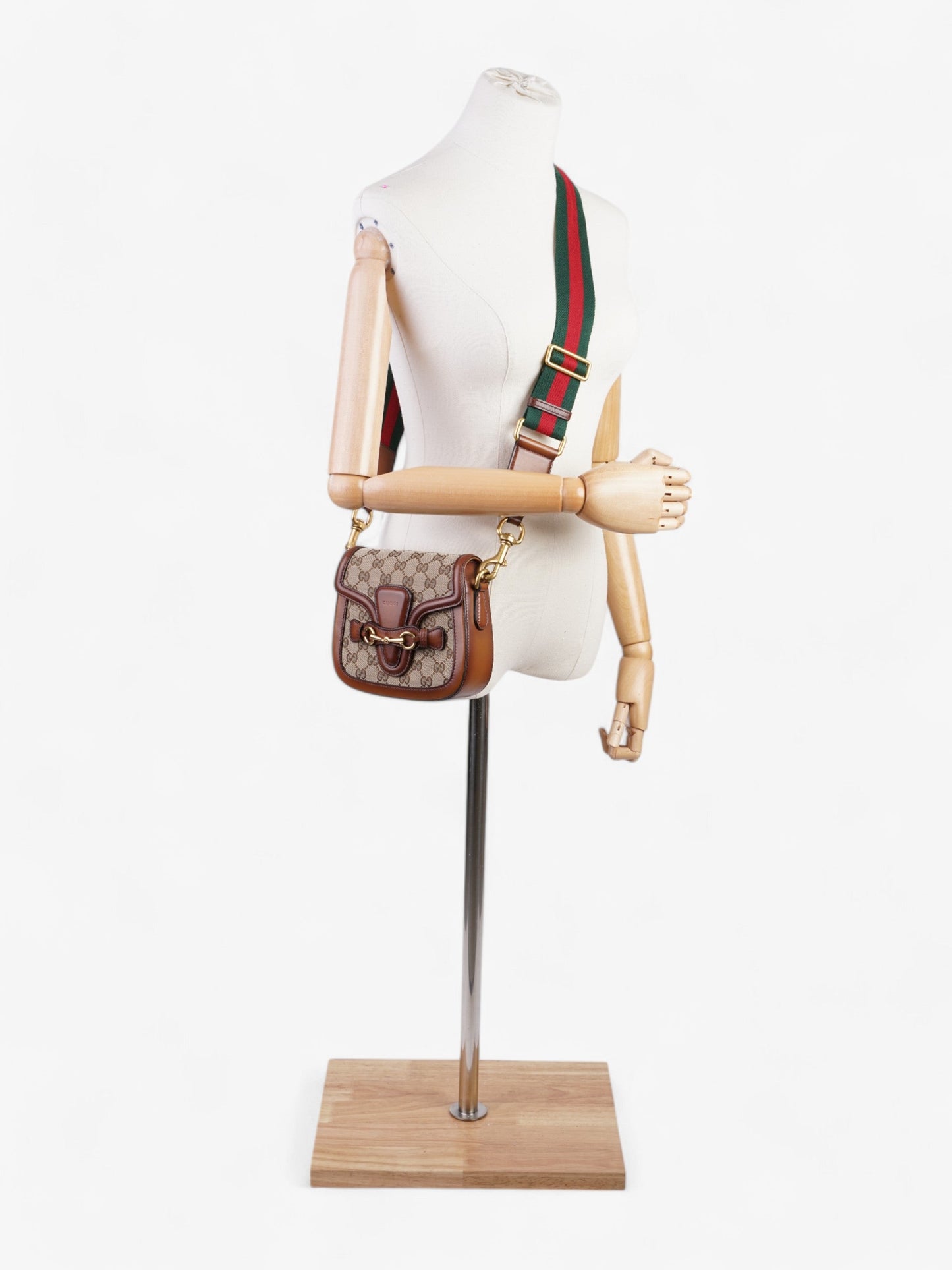 Gucci Lady Web Supreme Print Crossbody Bag Canvas