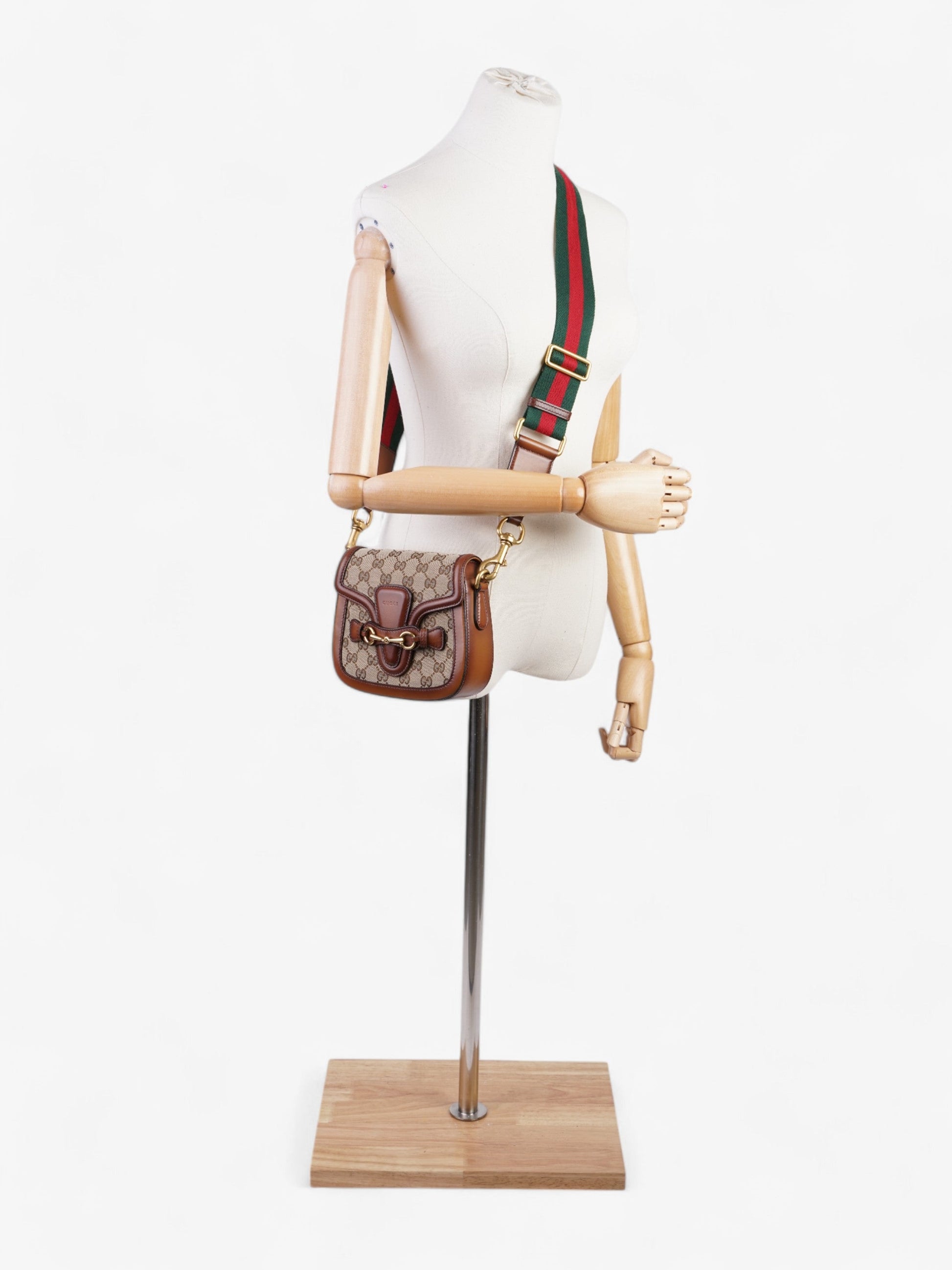 Gucci Lady Web Supreme Print Crossbody Bag Canvas
