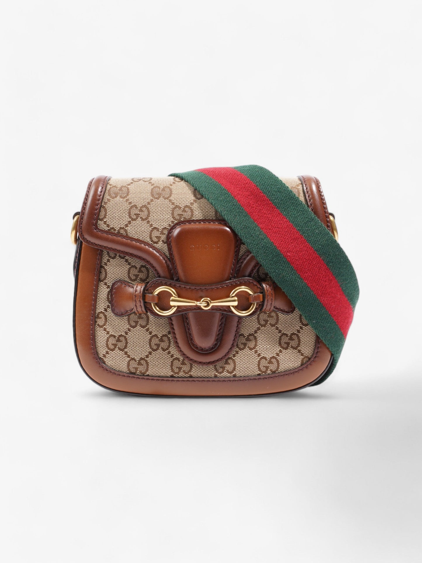 Gucci Lady Web Supreme Print Crossbody Bag Canvas
