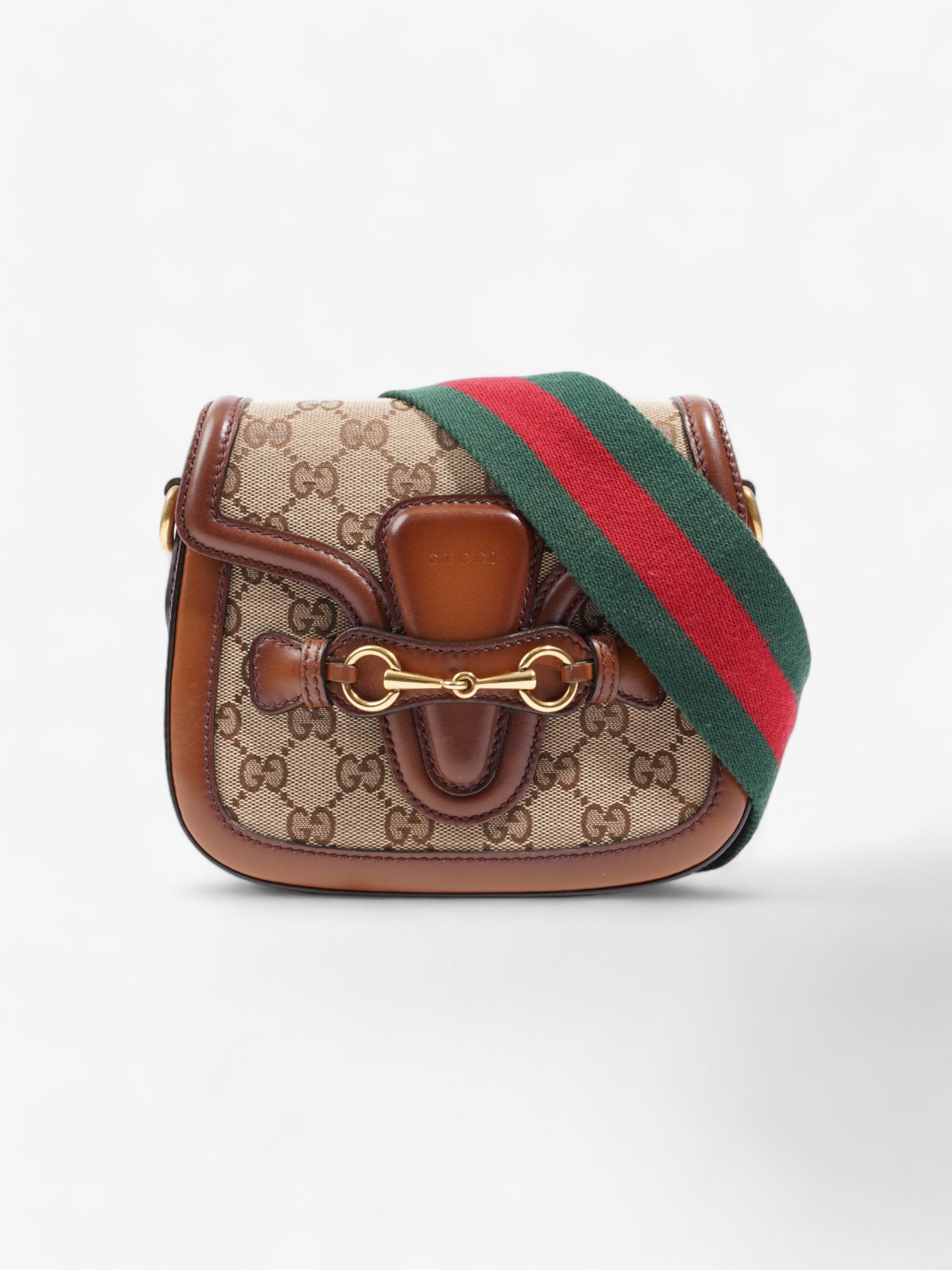 Gucci Lady Web Supreme Print Crossbody Bag Canvas