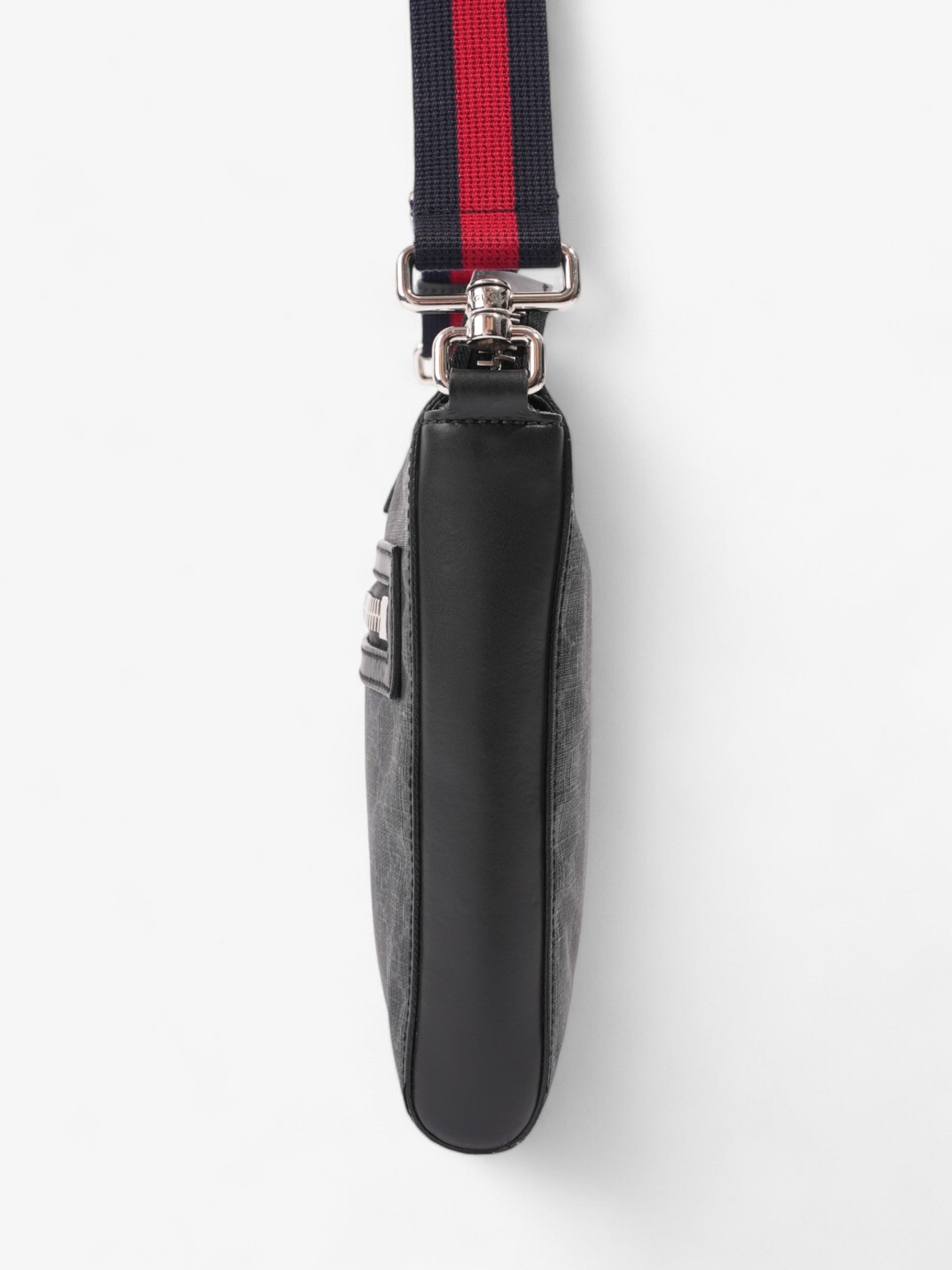 Gucci Messenger Supreme Coated Canvas Blue Travel Bag