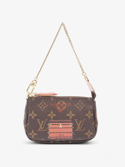 Louis Vuitton Pochette Accessoires Limited Edition Coated Monogram Canvas Coated Canvas Apparel
