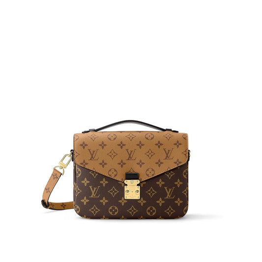Louis Vuitton REVERSE POCHETTE MÉTIS Monogram Clutch Bag
