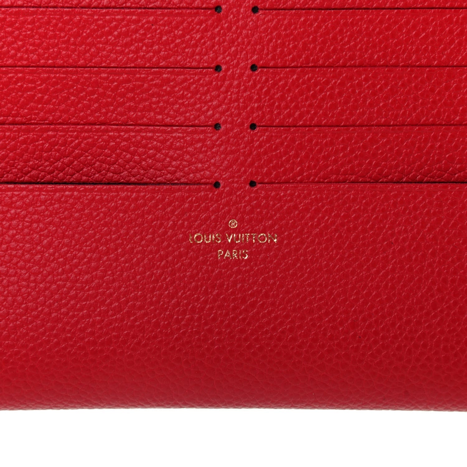 Louis Vuitton FELICIE CARD HOLDER INSERT Leather Calfskin Wallet Case