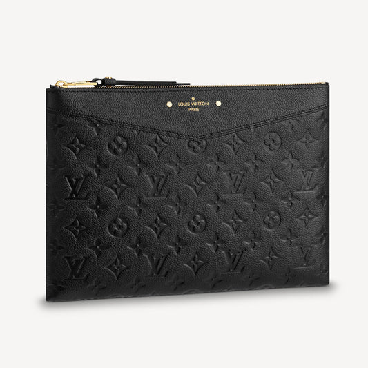 Louis Vuitton DAILY Monogram Empreinte Leather Clutch Bag