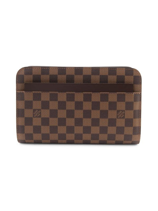 Louis Vuitton EBENE SAINT LOUIS Damier Clutch Bag