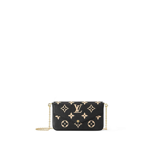 Louis Vuitton FÉLICIE POCHETTE Monogram Empreinte Leather Clutch Bag