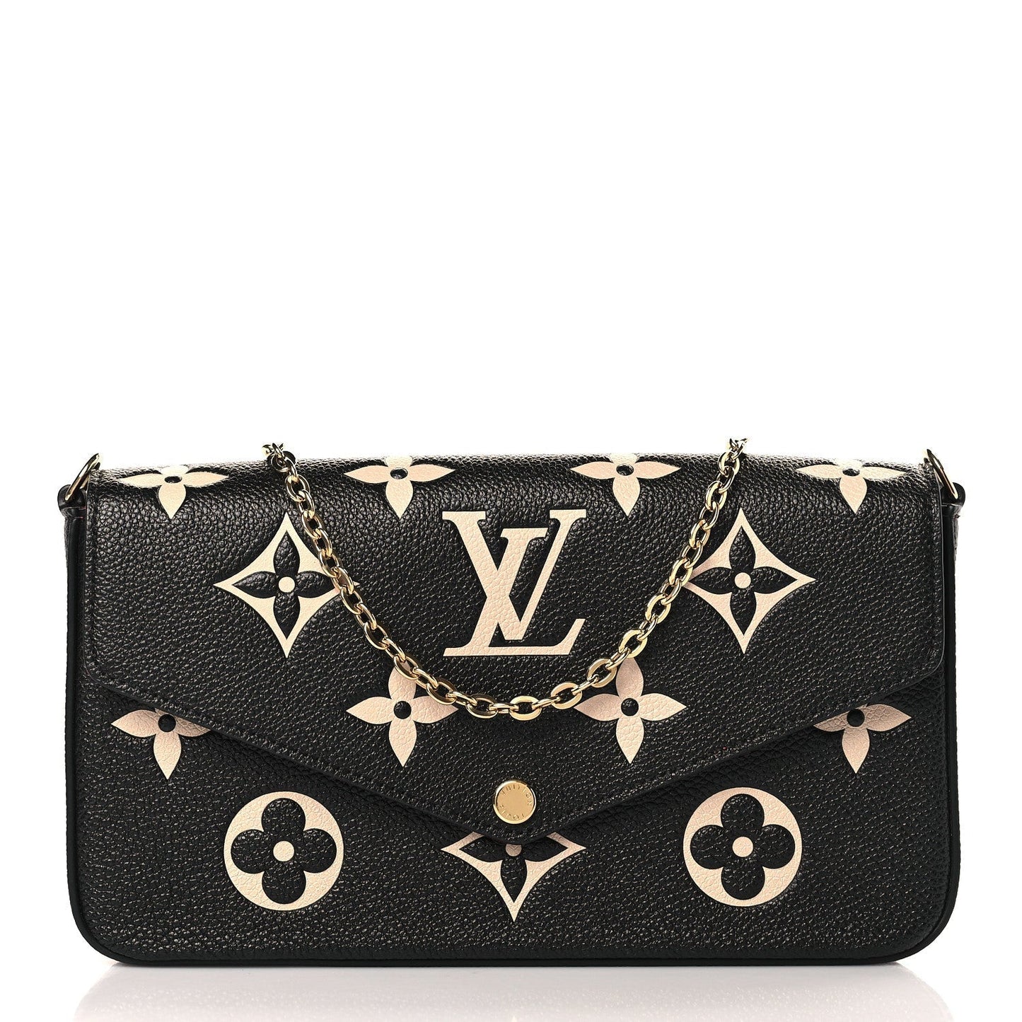 Louis Vuitton FÉLICIE POCHETTE Monogram Empreinte Leather Clutch Bag