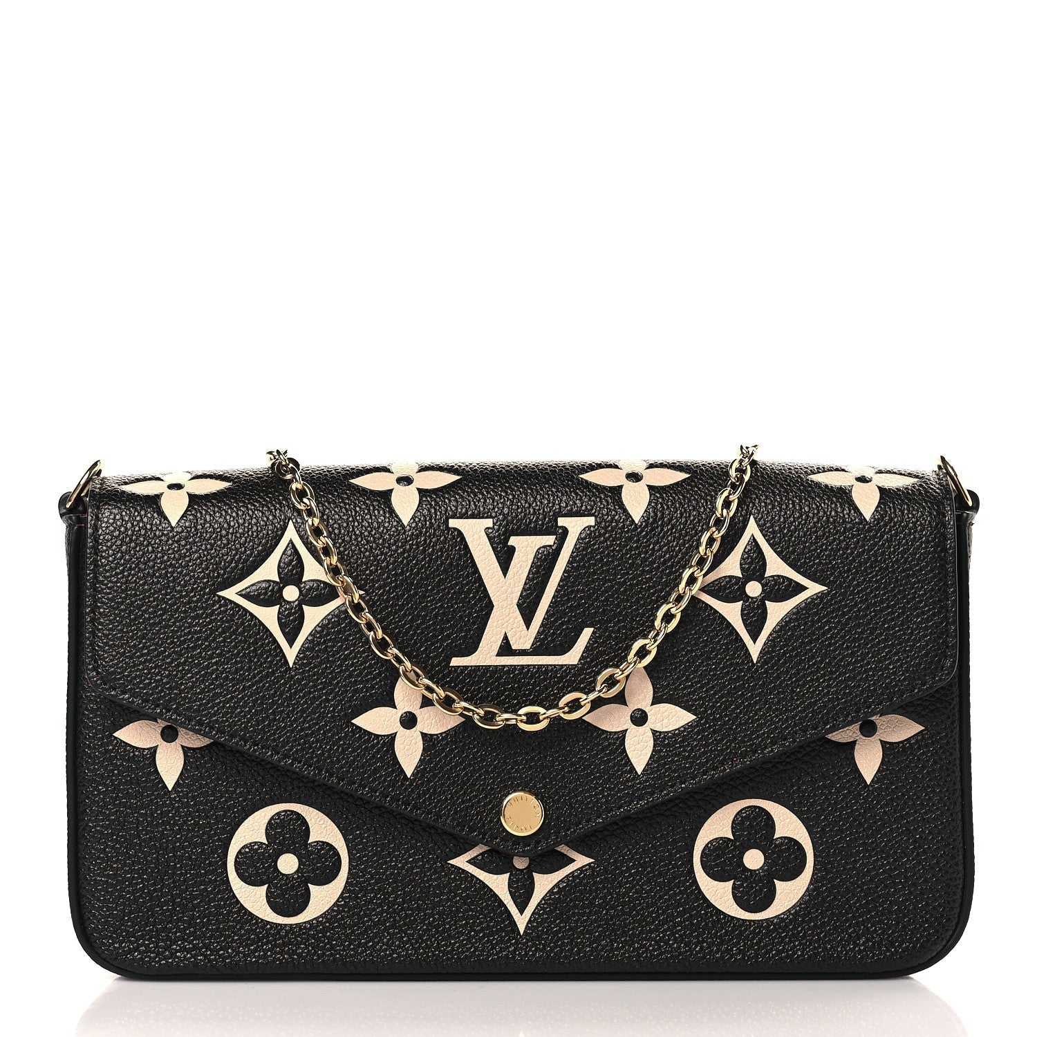 Louis Vuitton FÉLICIE POCHETTE Monogram Empreinte Leather Clutch Bag