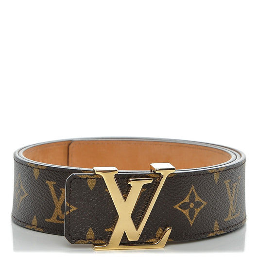Louis Vuitton 40MM BUCKLE BELT Monogram Buckle Belt