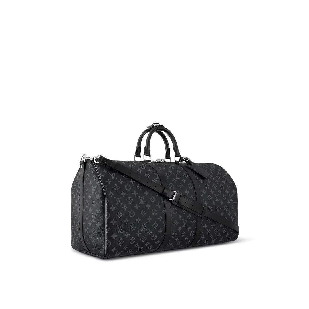 Louis Vuitton ECLIPSE KEEPALL BANDOULIÈRE 55 Monogram Travel Bag Bag 2
