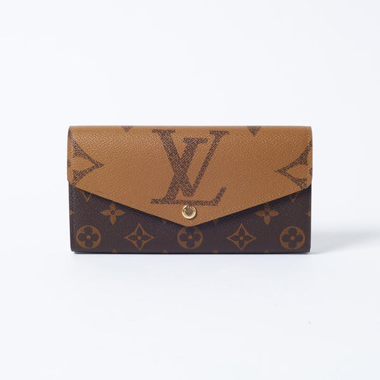 Louis Vuitton REVERSE GIANT SARAH Monogram Wallet Case