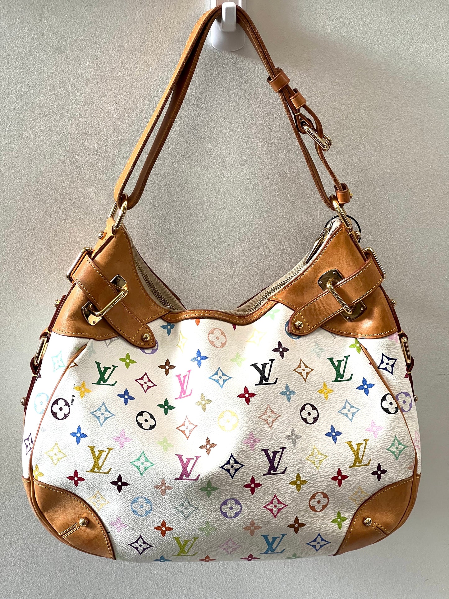 Louis Vuitton GRETA SATCHEL Monogram Multicolor Satchel Bag